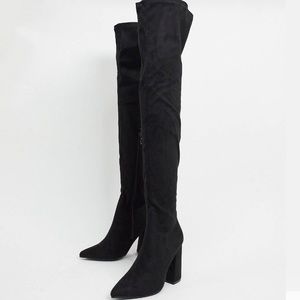 Black thigh-high / over the knee boots